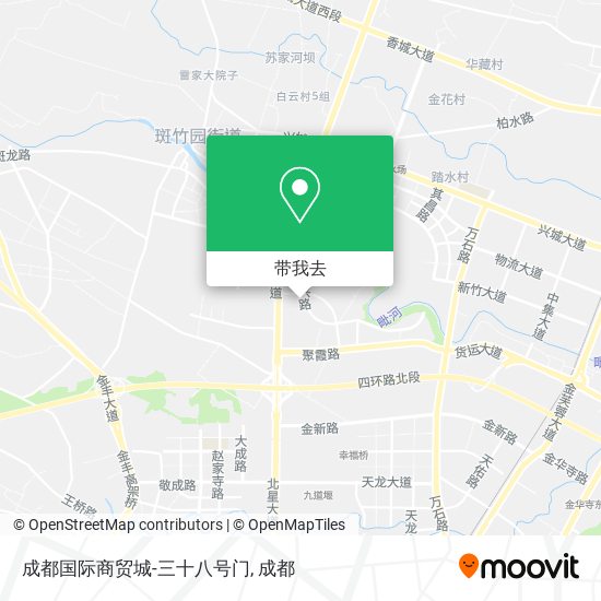 成都国际商贸城-三十八号门地图
