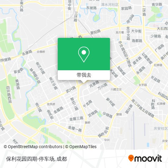 保利花园四期-停车场地图