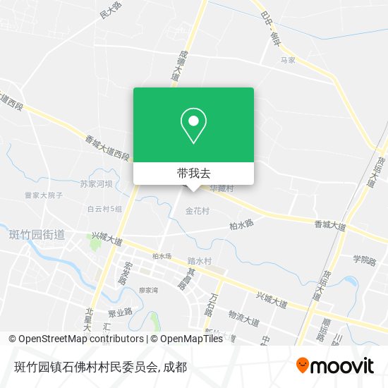 斑竹园镇石佛村村民委员会地图