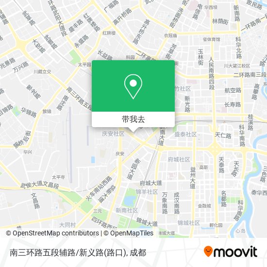 南三环路五段辅路/新义路(路口)地图