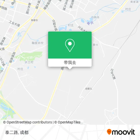 泰二路地图