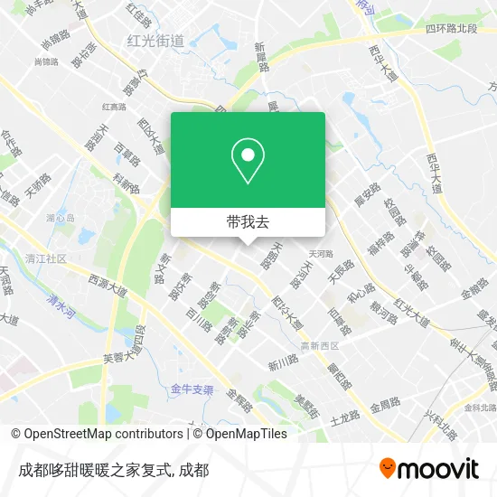 成都哆甜暖暖之家复式地图