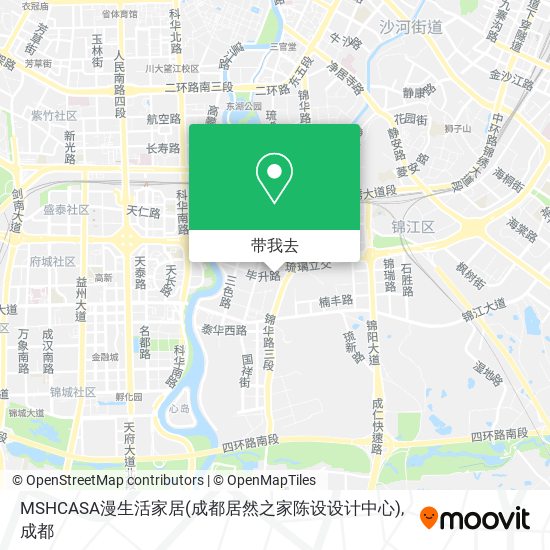 MSHCASA漫生活家居(成都居然之家陈设设计中心)地图