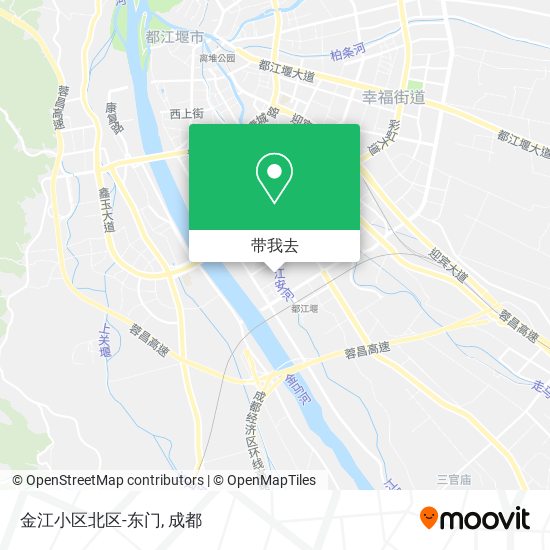 金江小区北区-东门地图
