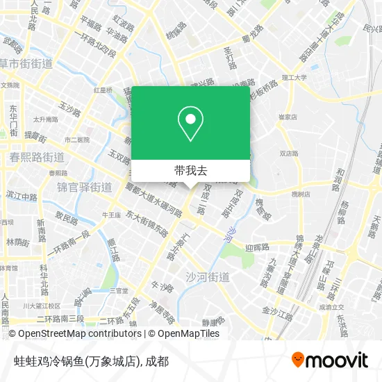 蛙蛙鸡冷锅鱼(万象城店)地图