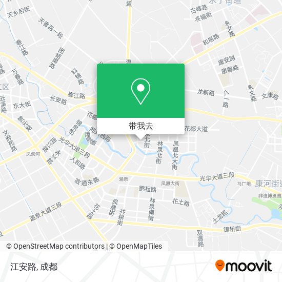 江安路地图