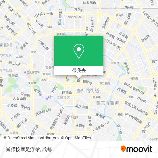 肖师按摩足疗馆地图