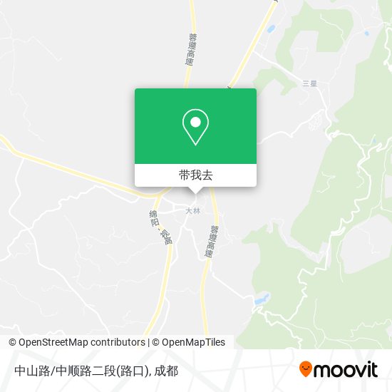 中山路/中顺路二段(路口)地图