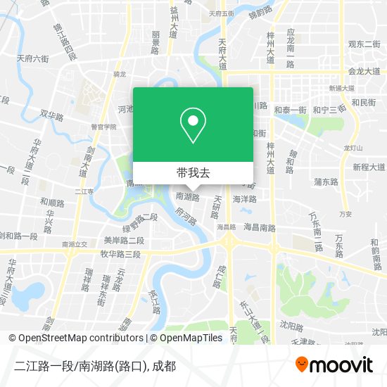 二江路一段/南湖路(路口)地图