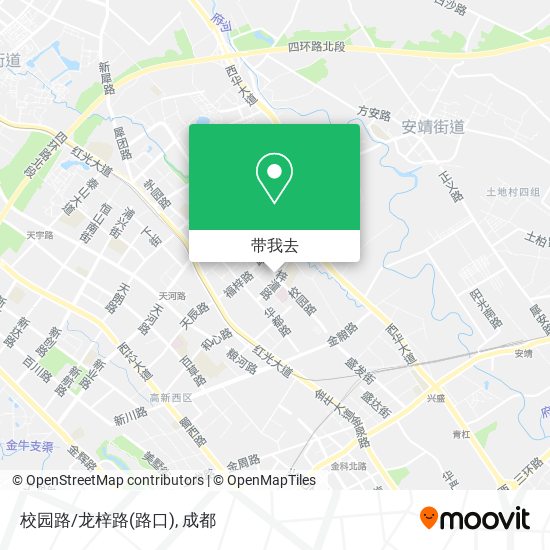 校园路/龙梓路(路口)地图