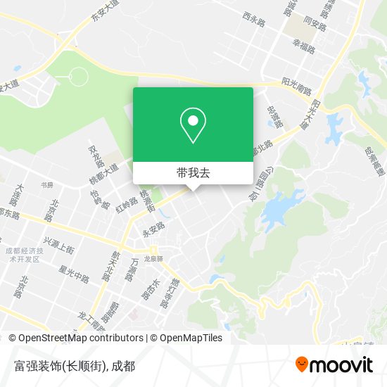 富强装饰(长顺街)地图