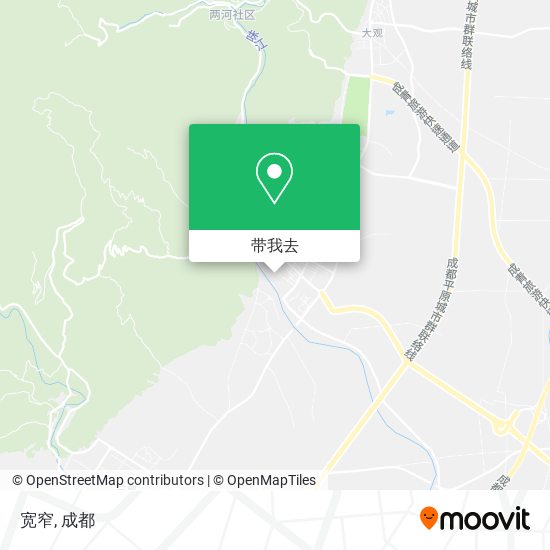 宽窄地图