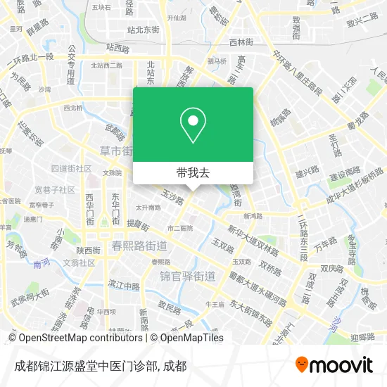 成都锦江源盛堂中医门诊部地图