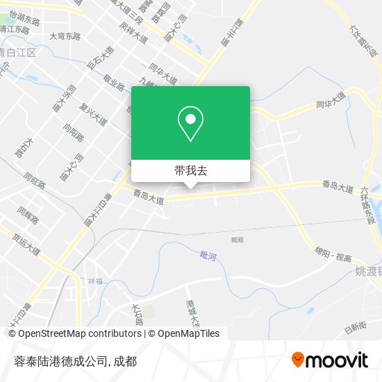 蓉泰陆港德成公司地图