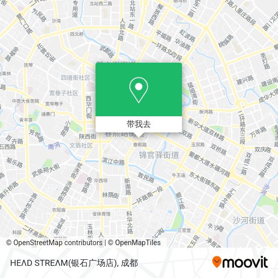 HEΛD STREΛM(银石广场店)地图