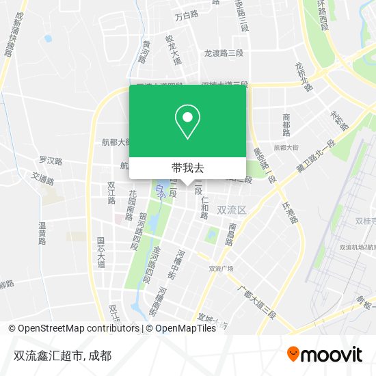 双流鑫汇超市地图