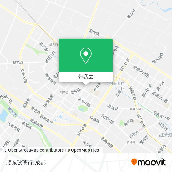 顺东玻璃行地图