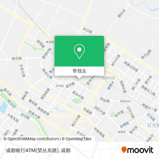 成都银行ATM(望丛东路)地图