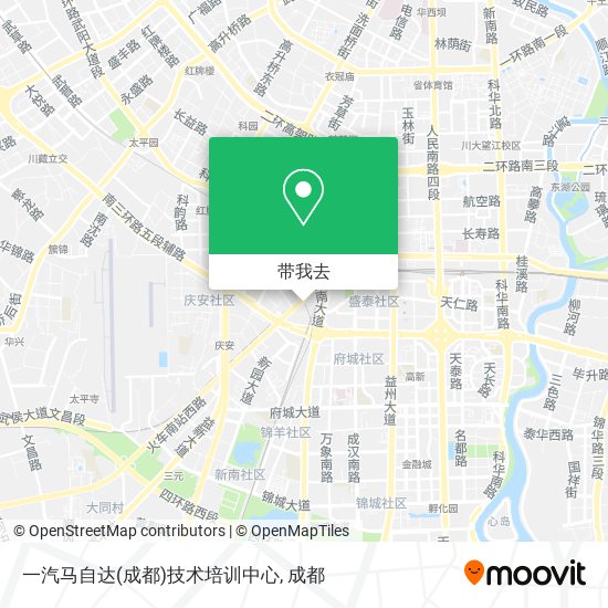 一汽马自达(成都)技术培训中心地图
