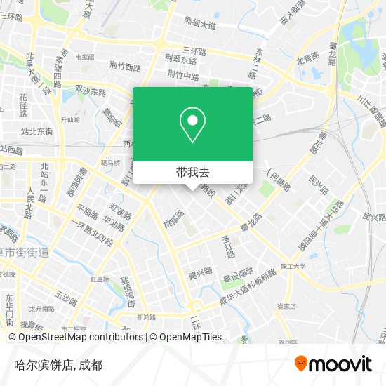 哈尔滨饼店地图
