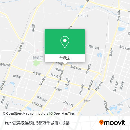 施华蔻美发连锁(成都万千城店)地图