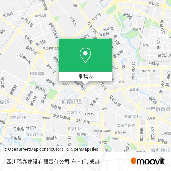 四川瑞泰建设有限责任公司-东南门地图