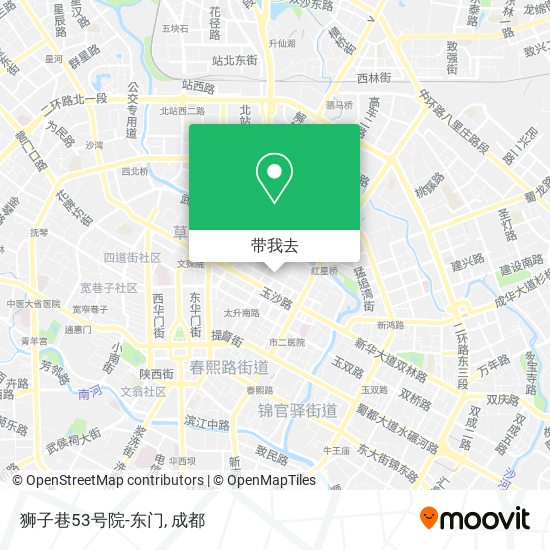 狮子巷53号院-东门地图