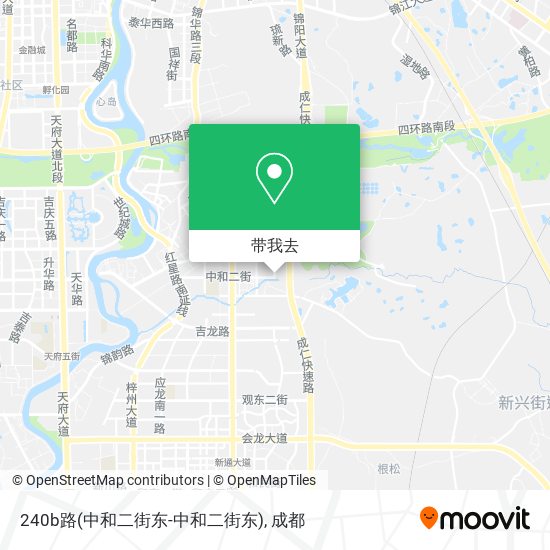 240b路(中和二街东-中和二街东)地图
