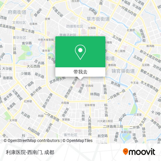 利康医院-西南门地图