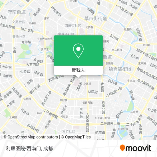 利康医院-西南门地图