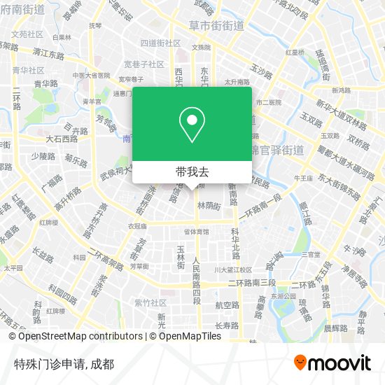 特殊门诊申请地图
