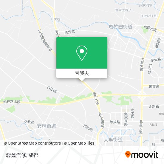 蓉鑫汽修地图