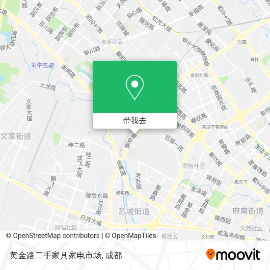 黄金路二手家具家电市场地图