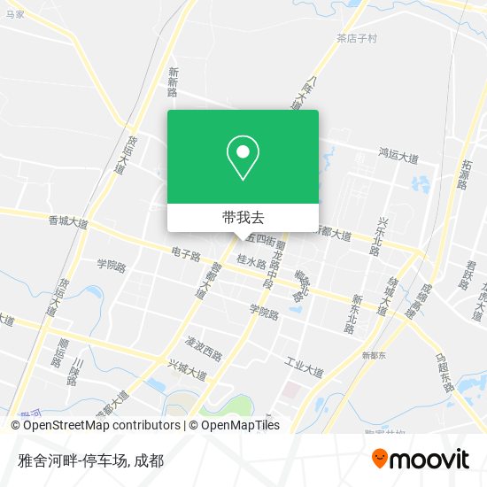 雅舍河畔-停车场地图