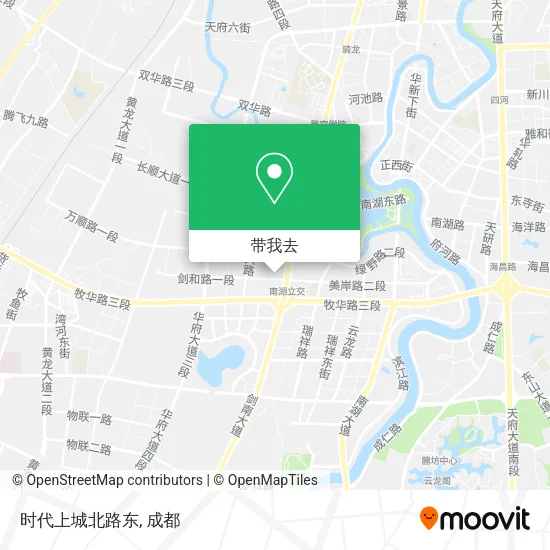 时代上城北路东地图