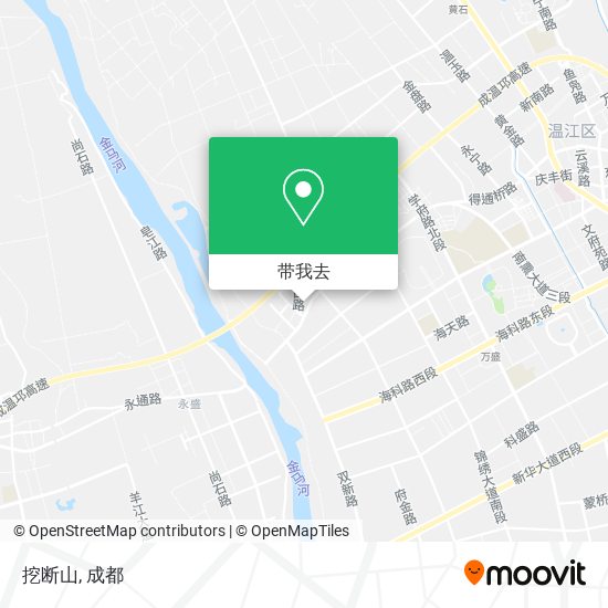 挖断山地图