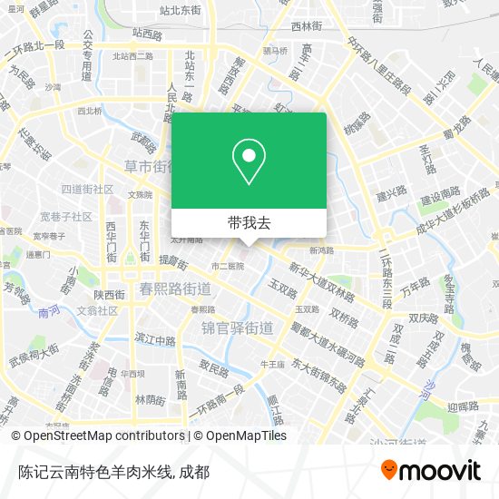 陈记云南特色羊肉米线地图