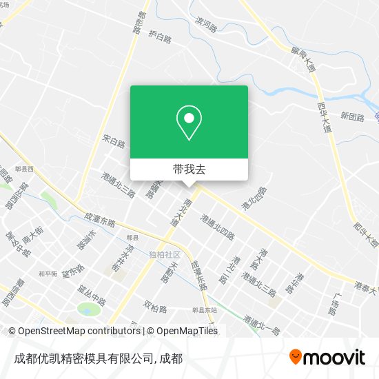 成都优凯精密模具有限公司地图