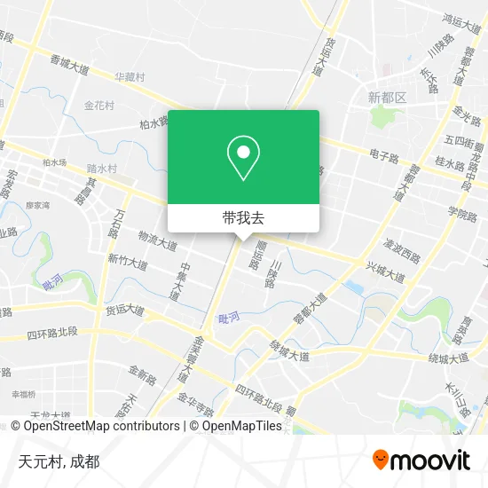 天元村地图