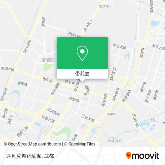 遇见莫舞蹈瑜伽地图