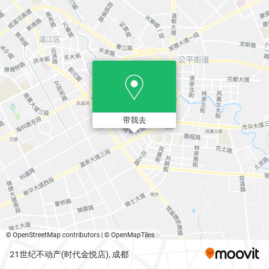 21世纪不动产(时代金悦店)地图