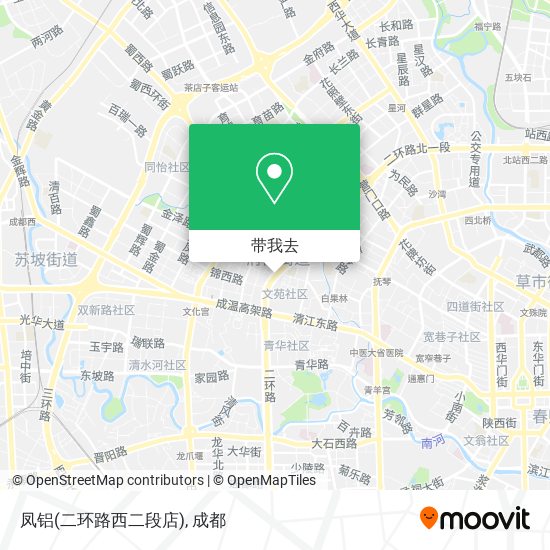 凤铝(二环路西二段店)地图