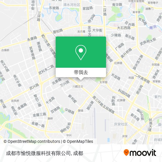 成都市愉悦微服科技有限公司地图