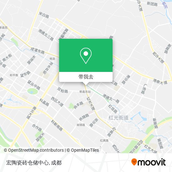 宏陶瓷砖仓储中心地图