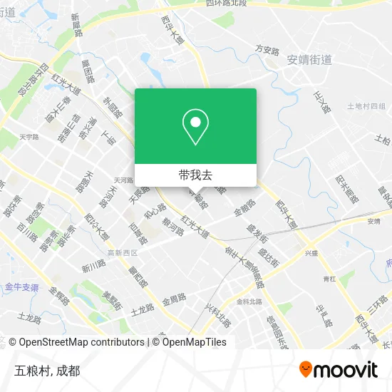 五粮村地图