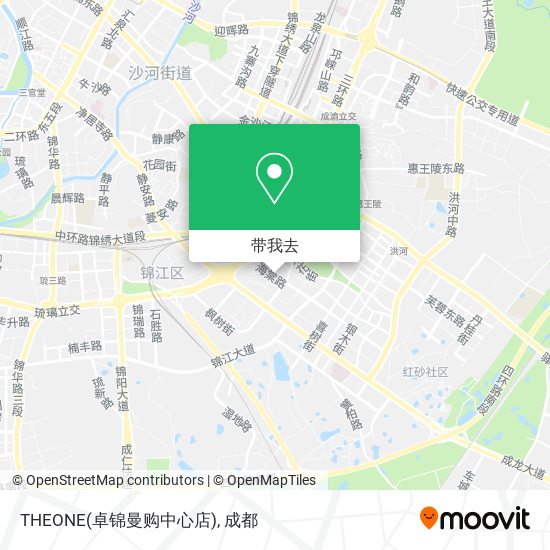 THEONE(卓锦曼购中心店)地图