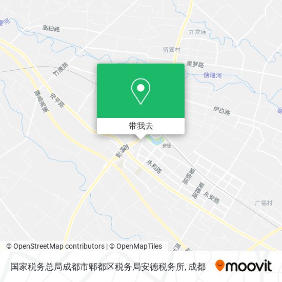 国家税务总局成都市郫都区税务局安德税务所地图