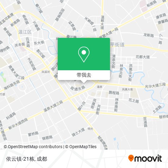 依云镇-21栋地图