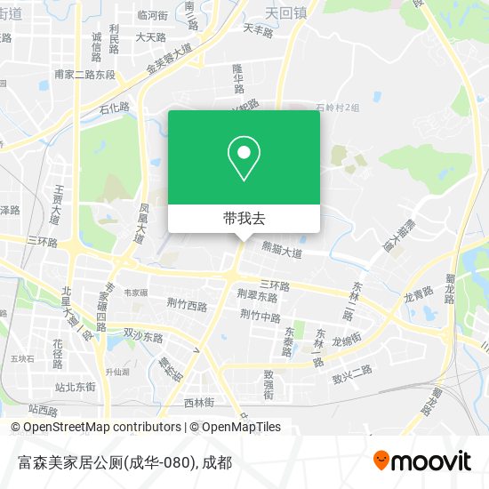 富森美家居公厕(成华-080)地图