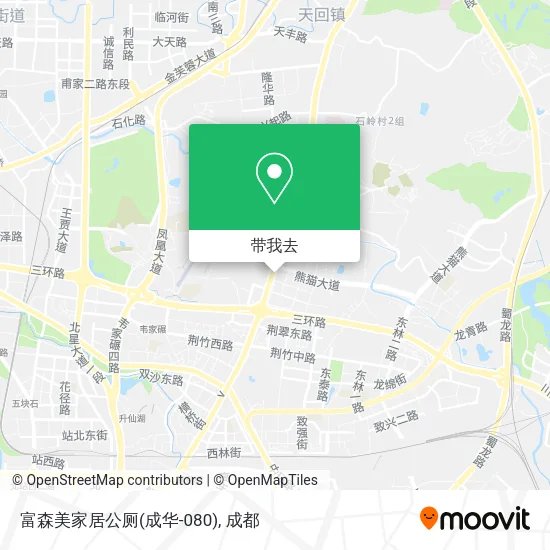 富森美家居公厕(成华-080)地图